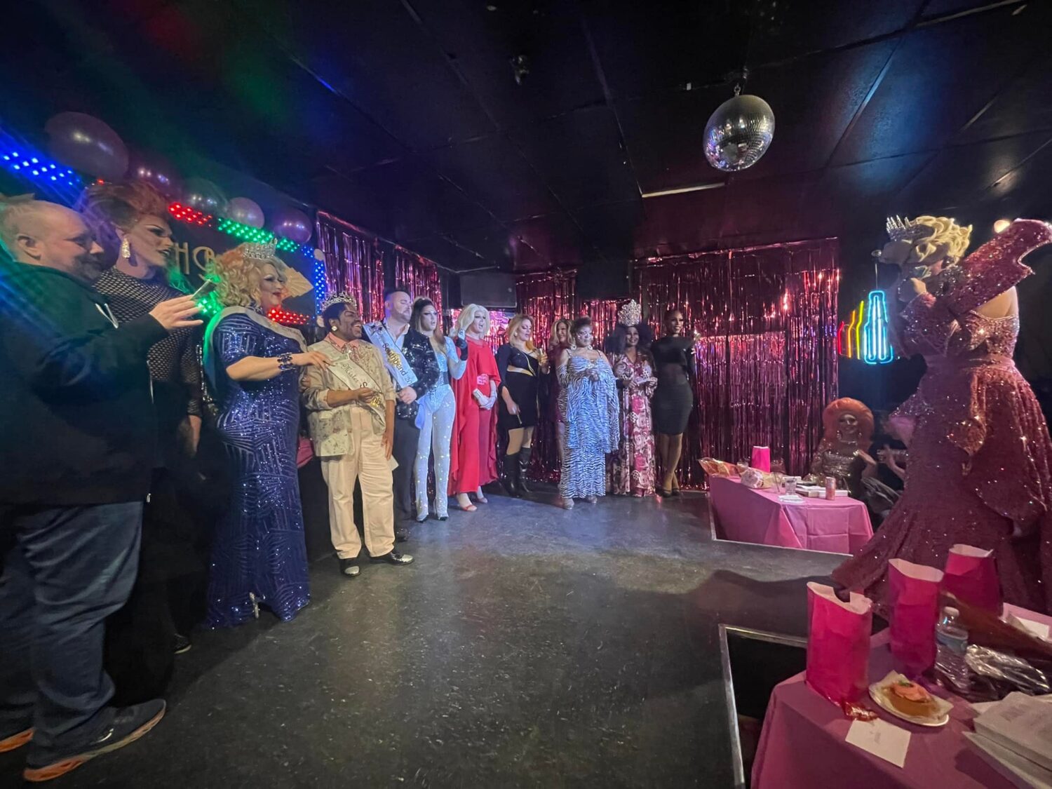 Ava Aurora Foxx in her final number as Miss Southbend |  Miss Southbend Pageant | Southbend Tavern (Columbus, Ohio) | 1/30/2022 [Photo by Vintage Blue]