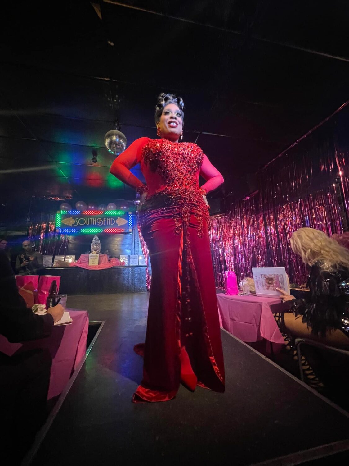 Mikayla Denise in Evening Gown Category | Miss Southbend Pageant | Southbend Tavern (Columbus, Ohio) | 1/30/2022 [Photo by Vintage Blue]