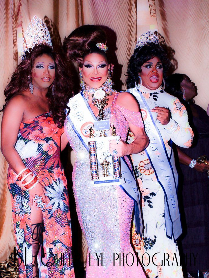 Leah Halston, Maria Garrison and Daray Lorez | Miss Gay Ohio USofA at Large | Axis Nightclub (Columbus, Ohio) | 8/5/2012 [Photo by Queer Eye Photography]
