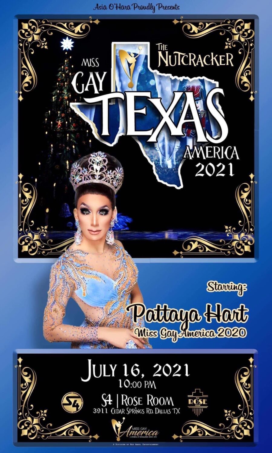 Ad | Miss Gay Texas America | Rose Room @ Station 4 (Dallas, Texas) | 7/16/2021