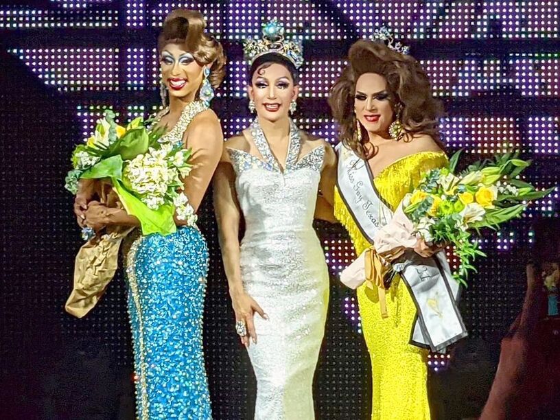 Kylee O’Hara Fatale, Pattaya Hart and Grecia Montes D’Occa at Miss Gay Texas America | Rose Room @ Station 4 (Dallas, Texas) | 7/16/2021