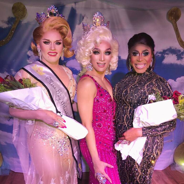 Amazing Grace, Pattaya Hart and Ivy Carter at Miss Gay Atlantic Coast America | Club Rio & On the Low (Hickory, North Carolina) | 10/10/2021