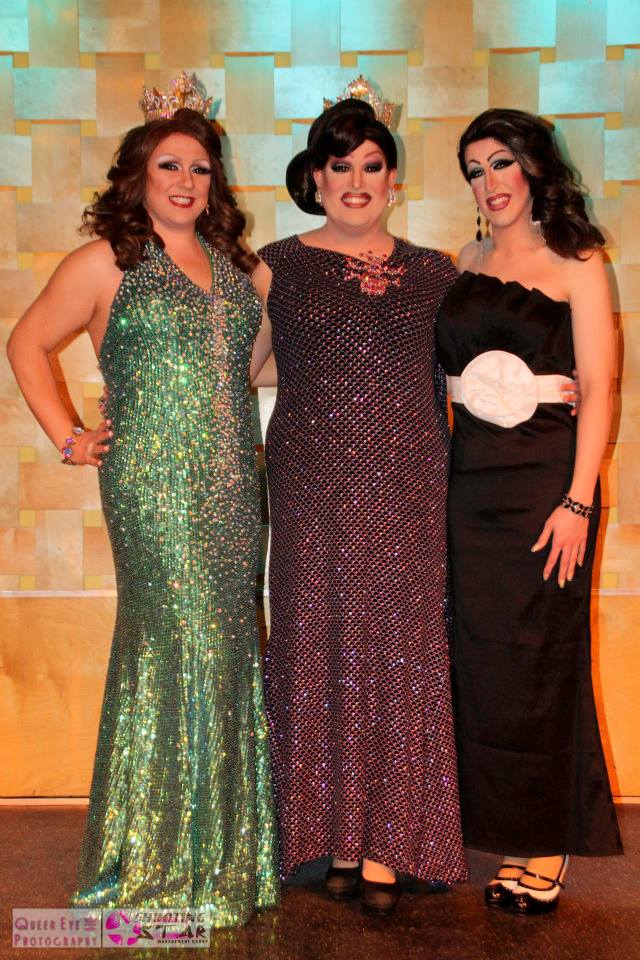 Britney Blaire, Alexis Stevens and Eris Melody Grey at Miss Gay Heart of Ohio America | Axis Nightclub (Columbus, Ohio) | 4/13/2014 [Photo by Queer Eye Photography]