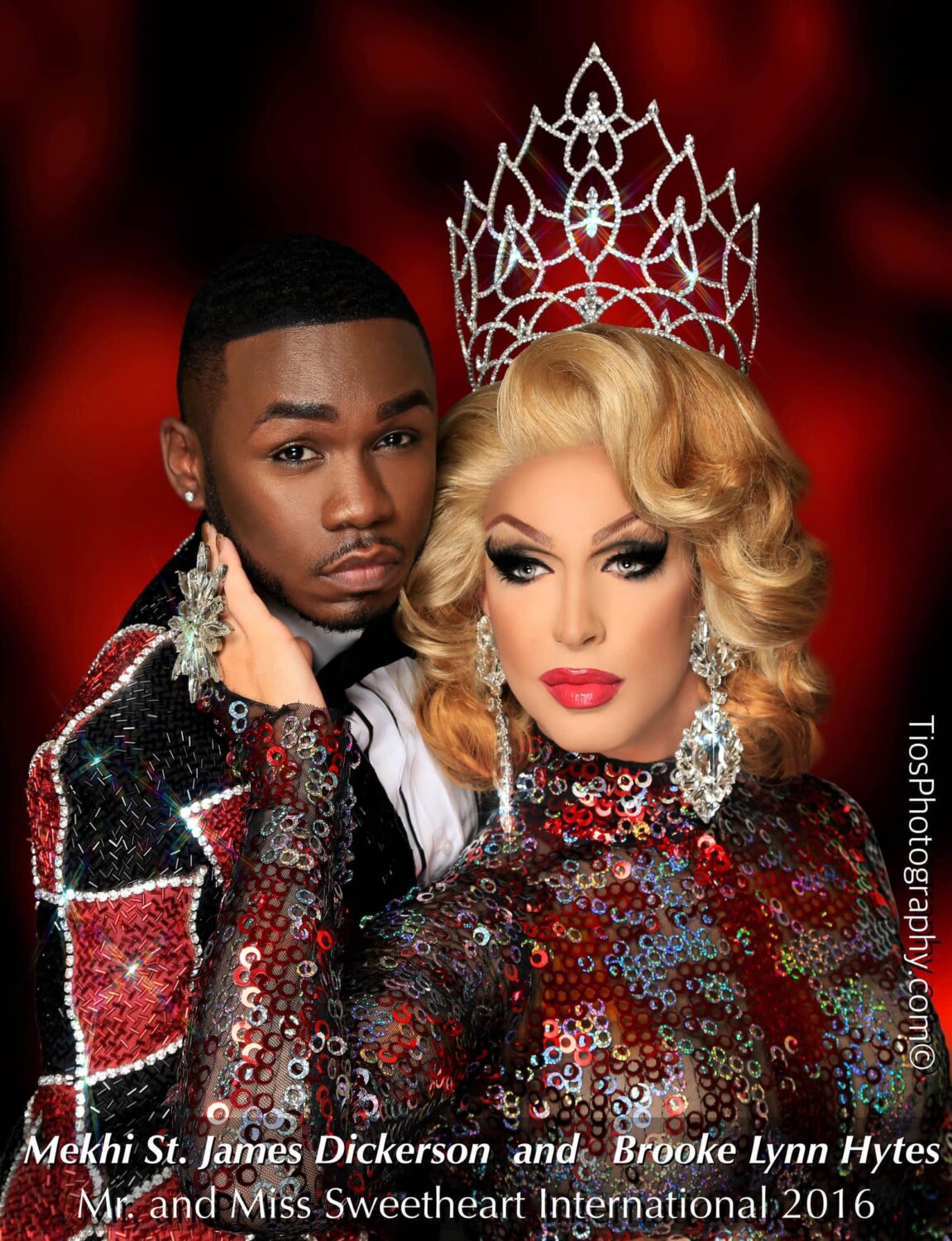 Mekhi St. James Dickerson and Brooke Lynn Hytes | Promotional Photo for Mr. and Miss Sweetheart International 2016