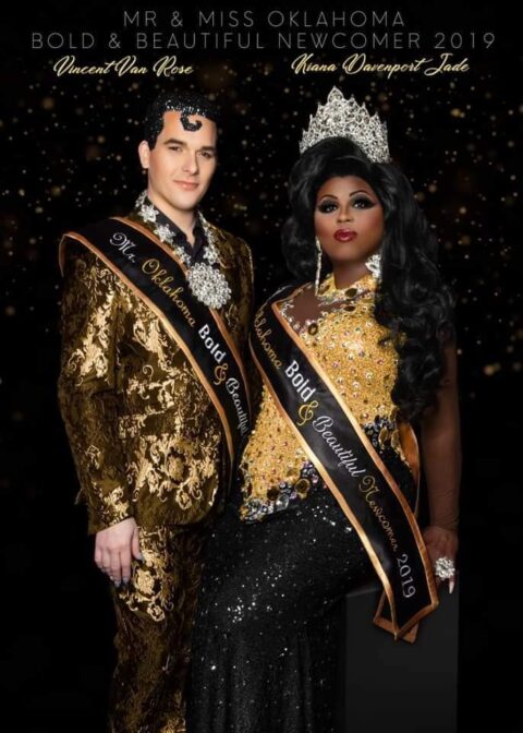 Vincent Van Rose and Kiana Davenport Jade | Promotional Photo for Mr. and Miss Oklahoma Bold & Beautiful Newcomer 2019