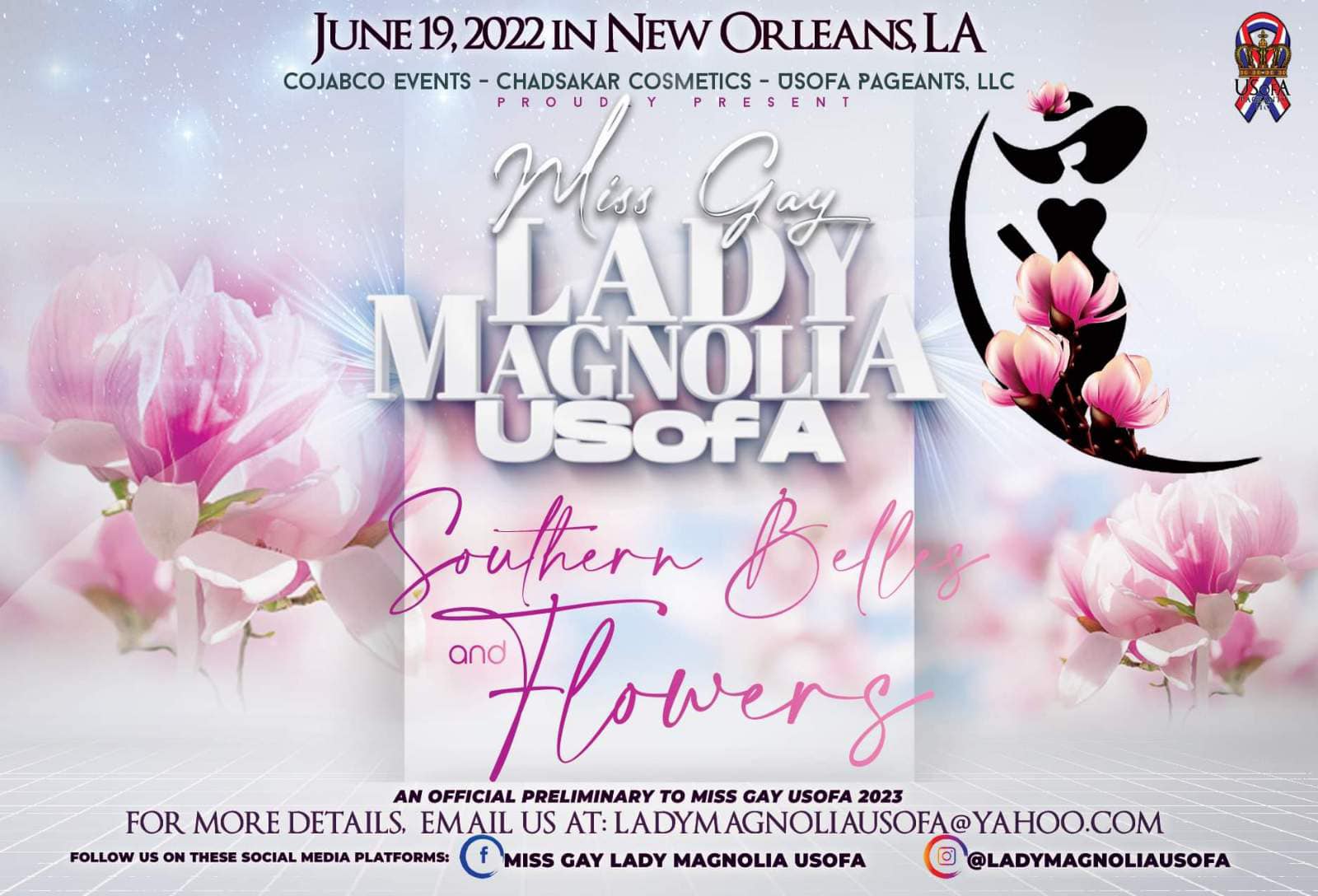 Ad | Miss Gay Lady Magnolia USofA | Cafe Instanbal (New Orleans, Louisiana) | 6/19/2022