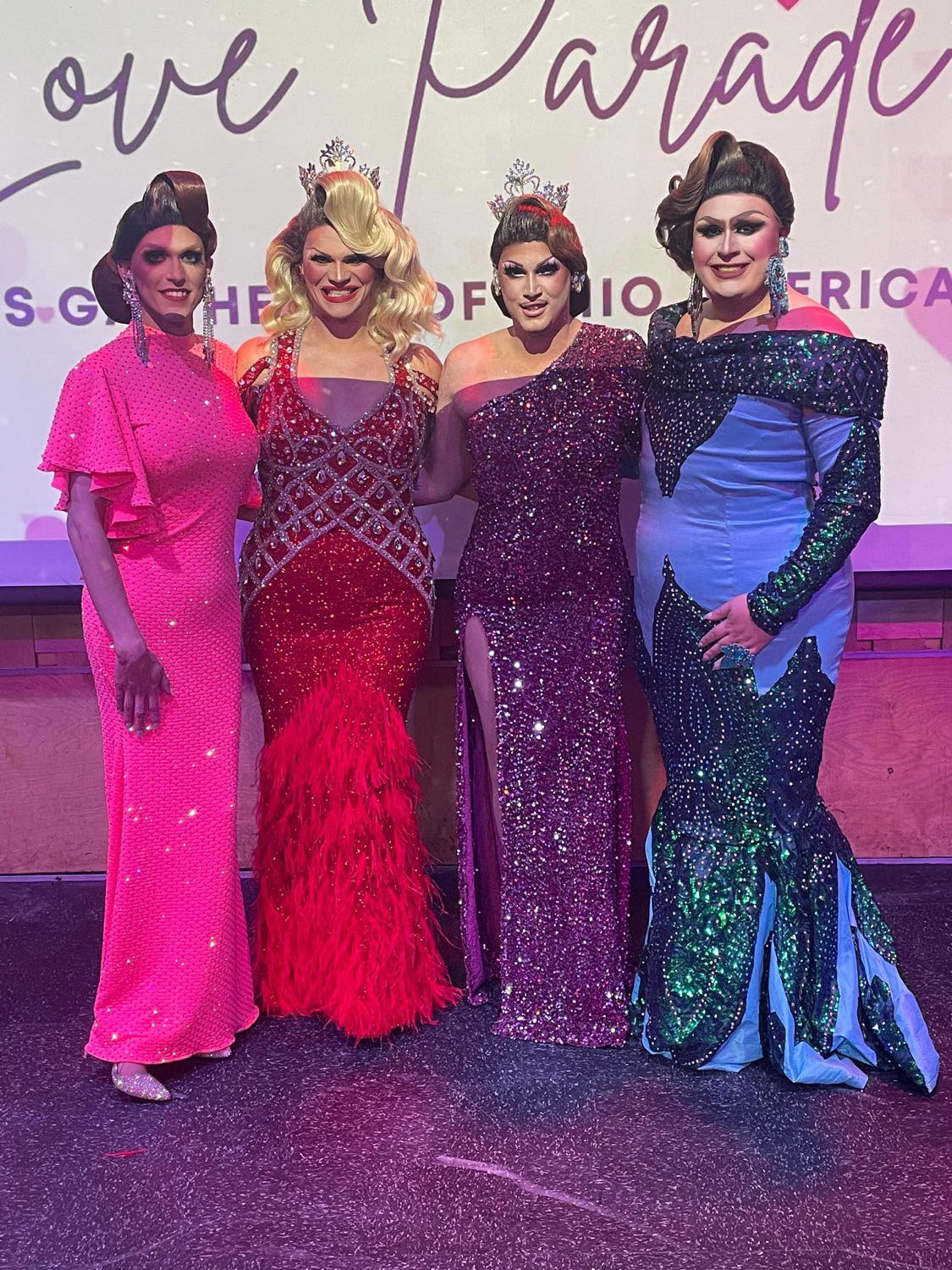 Jennifer Lynn Ali, Ava Aurora Foxx, Mimi Sharp and Maelstrom West | Miss Gay Heart of Ohio America | Axis Nightclub (Columbus, Ohio) | 2/5/2022
