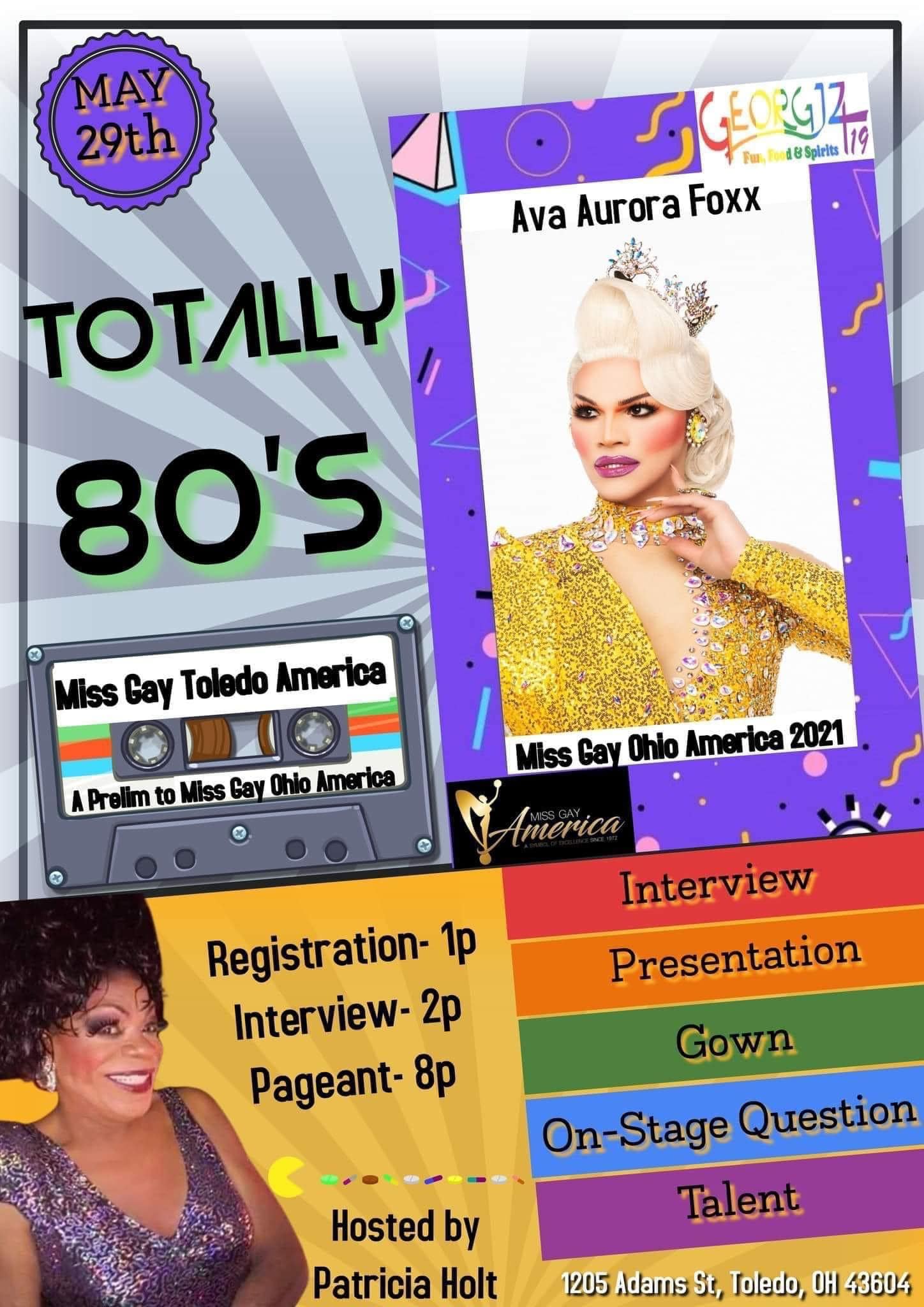 Ad | Miss Gay Toledo America | Georgjz419 Fun Food & Spirits (Toledo, Ohio) | 5/29/2022