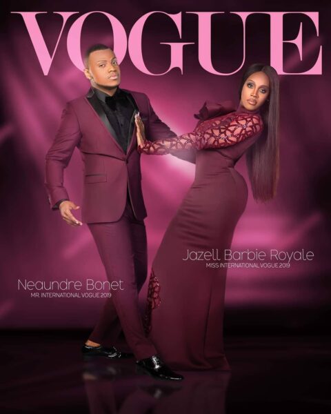 Neaundre Bonet and Jazell Barbie Royale | Promotional Photos for Mr. and Miss International Vogue 2019