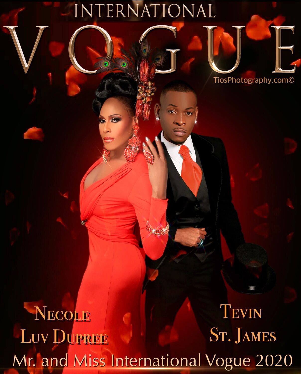 Necole Luv Dupree and Tevin St. James | Promotional Photos for Mr. and Miss International Vogue 2020