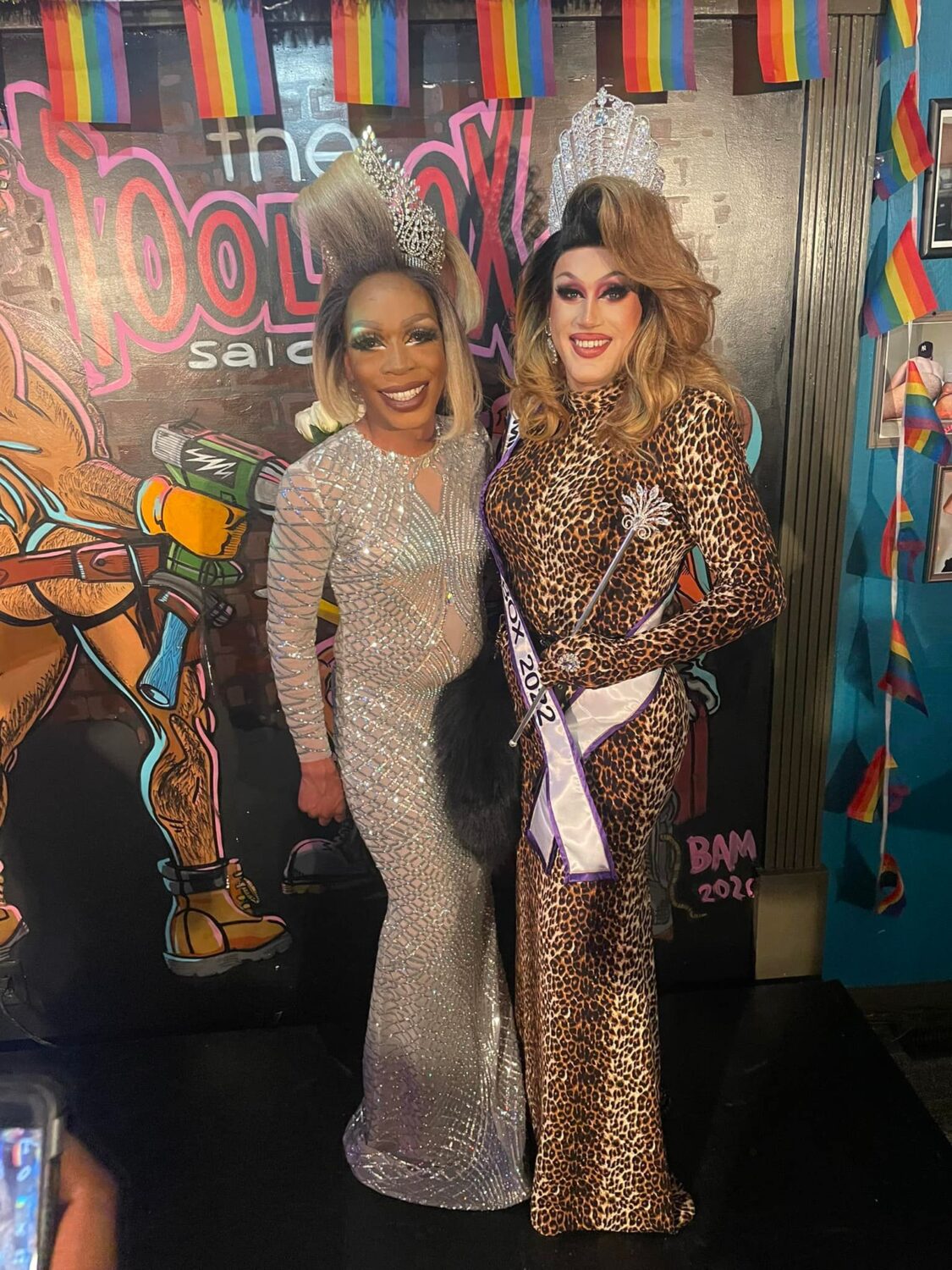Milaye Duplaix and Soy Queen at Miss Toolbox pageant | Toolbox Saloon (Columbus, Ohio) | 4/24/2022