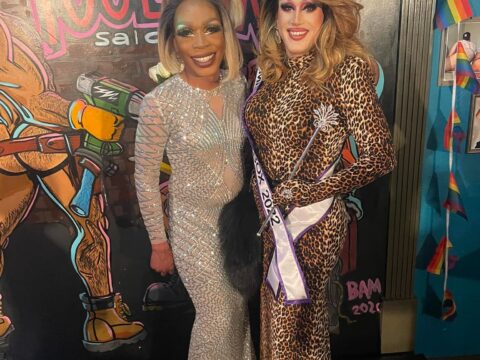 Milaye Duplaix and Soy Queen at Miss Toolbox pageant | Toolbox Saloon (Columbus, Ohio) | 4/24/2022