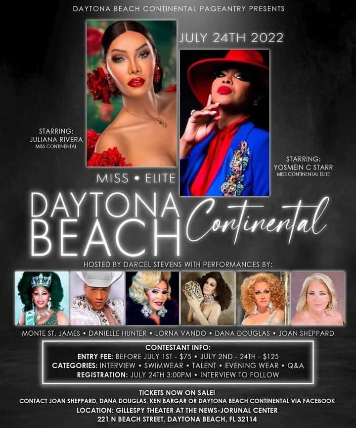 Ad | Daytona Beach Continental | Gillespy Theater at the News-Journal Center (Daytona Beach, Florida) | 7/24/2022