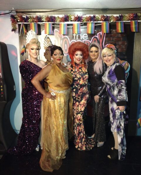 Soy Queen, Tracie Lords, Samantha Rollins, Erica Kendall and Jade St. Claire | Toolbox Saloon (Columbus, Ohio) | October 2022
