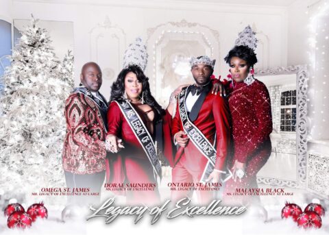 Omega St. James, Dorae Saunders, Ontario St. James and Malaysia Black | Legacy of Excellence 2022 Promotional Photo