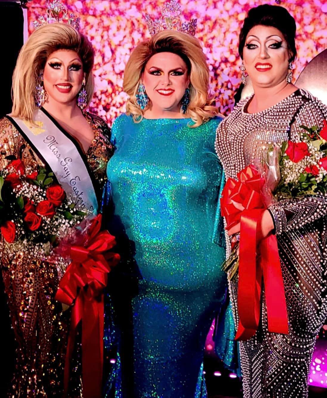 Courtney Kelly, Dextaci and Jennipher Jameson | Miss Gay Eastern States America Pageant | The Pines (Rehoboth Beach, Delaware) | 8/20/2022