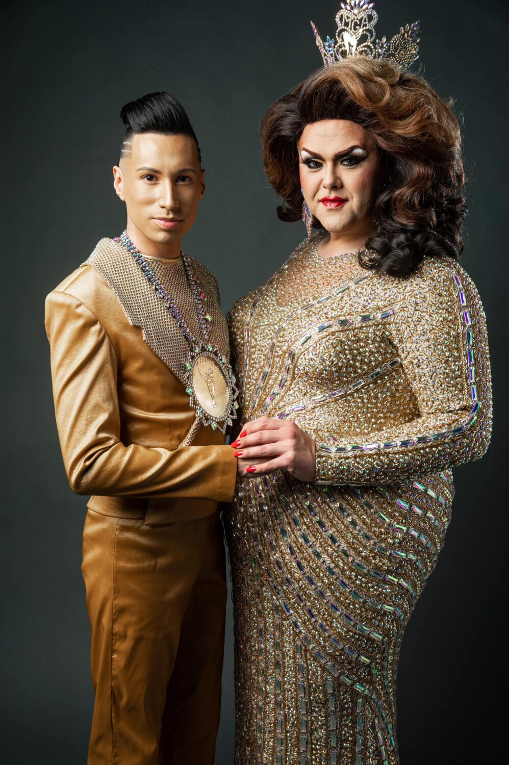 KC Sunshine and Dextaci | 2022 Promotional Photo of Mr. and Miss Gay America