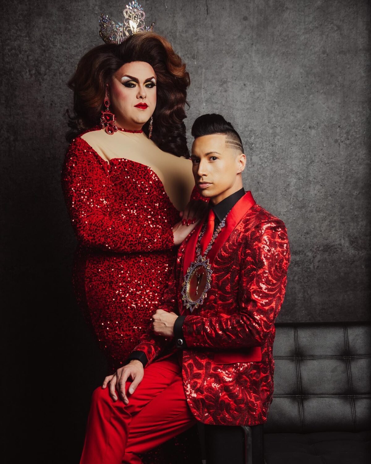 Dextaci and KC Sunshine | 2022 Promotional Photo of Mr. and Miss Gay America