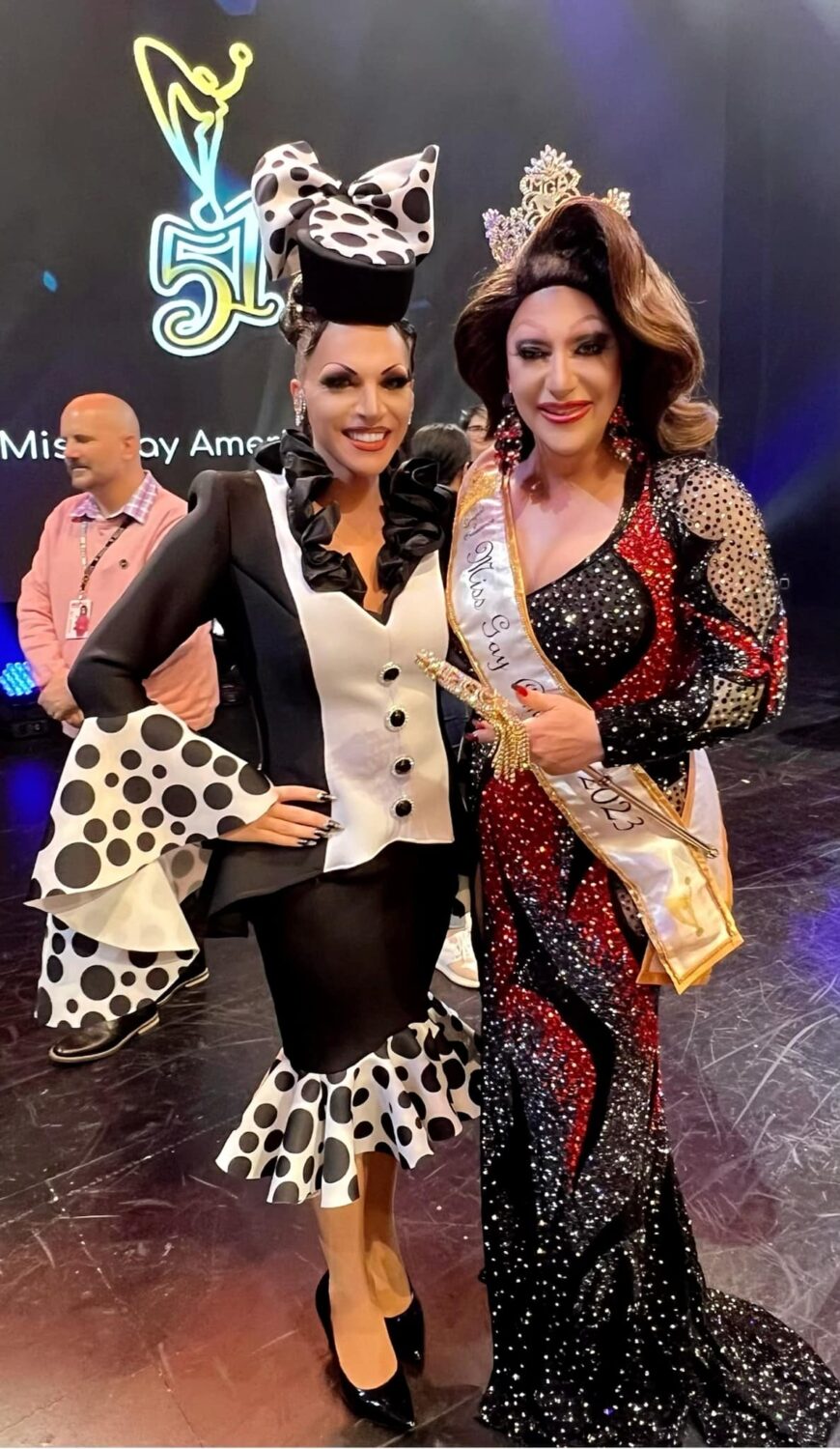 Valerie Valentino and Tatiyanna Voche'  | Miss Gay America Pageant | Robinson Center (Little Rock, Arkansas) | 1/20/2023