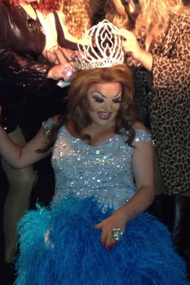Paige Passion being crowned Miss Level at Level Dining Lounge in Columbus, Ohio on 5/10/2012.