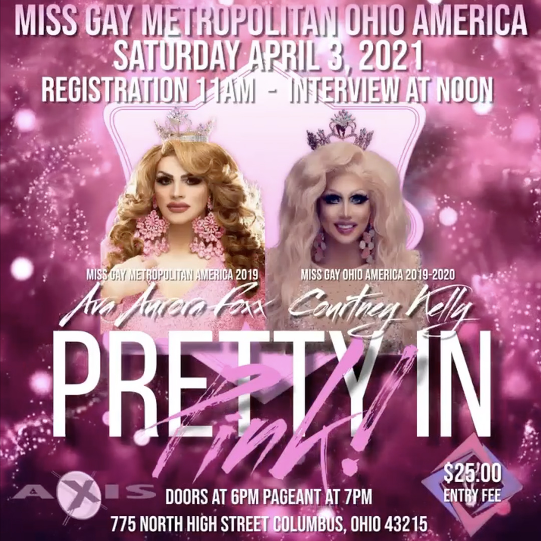 Ad | Miss Gay Metropolitan America | Axis Nightclub (Columbus, Ohio) | 4/3/2021