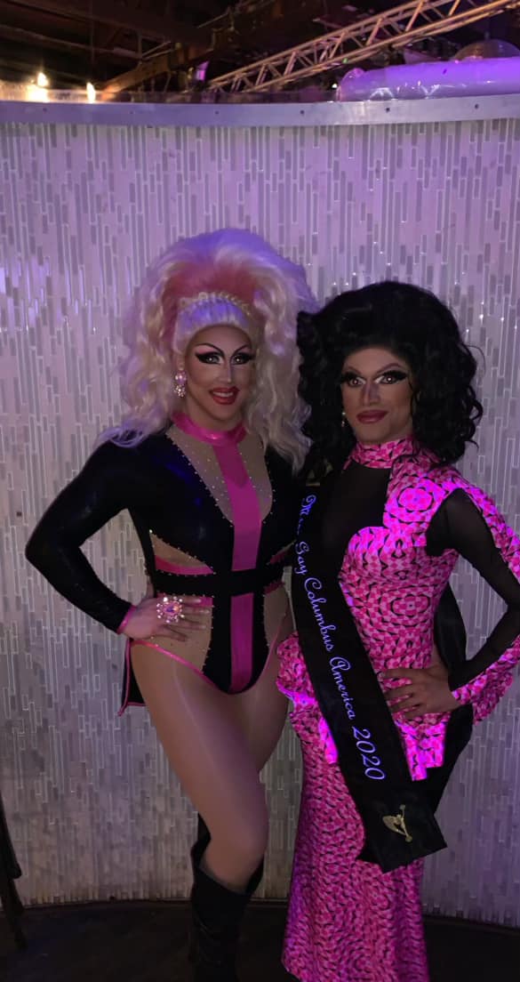 Courtney Kelly (Miss Gay Ohio America 2019) and Yasmine Kelly (Miss Gay Columbus America 2020) | Miss Gay Metropolitan America Pageant | Axis Nightclub (Columbus, Ohio) | 4/3/2021