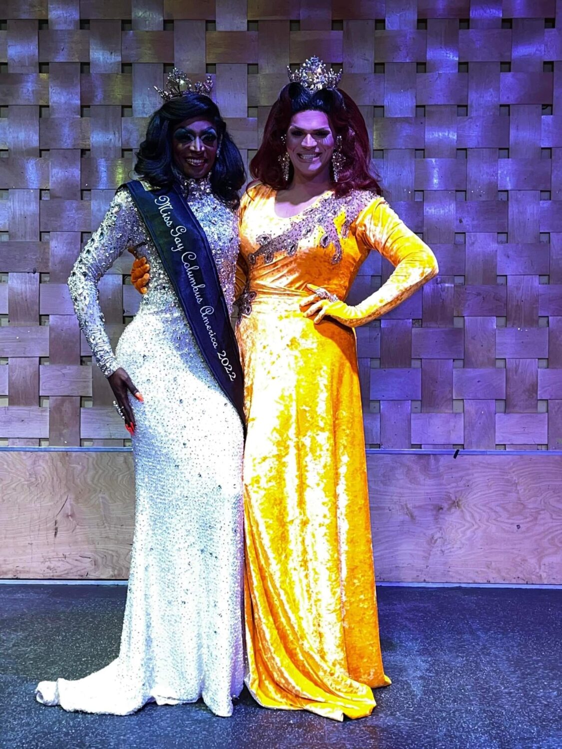 Heaux'Tell Onassis (Miss Gay Columbus America 2022) and Ava Aurora Foxx (Miss Gay Ohio America 2021) | Miss Gay Columbus America Pageant | Axis Nightclub (Columbus, Ohio) | 10/2/2022