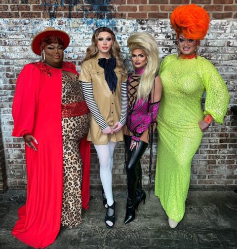 Jayda Mack, Champagne LaVey, Chasity Marie and Penny Tration | Drag Brunch at Le Moo (Louisville, Kentucky) | 1/15/2023