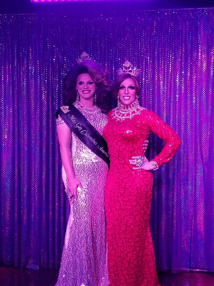 Ava Aurora Foxx (Miss Gay Columbus 2018) and Valerie Taylor (Miss Gay Ohio America 2017) |  Miss Gay Columbus America | Boscoe's (Columbus, Ohio) | 6/2/2018