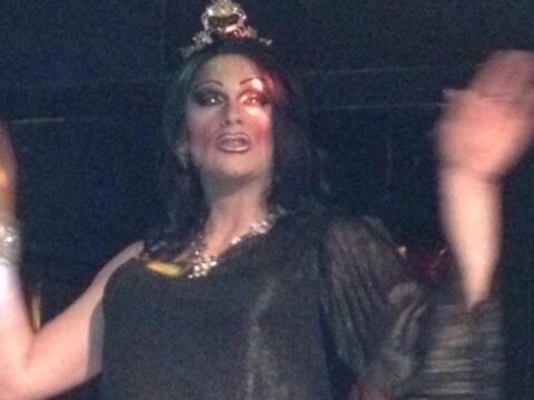 Rushena Fontaine, Miss Gay Metropolitan America 2012, performing at Inn Rehab Bar and Grill in Columbus, Ohio | June 2012