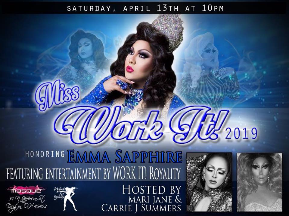 Ad | Miss Work It | Masque (Dayton, Ohio) | 4/13/2019