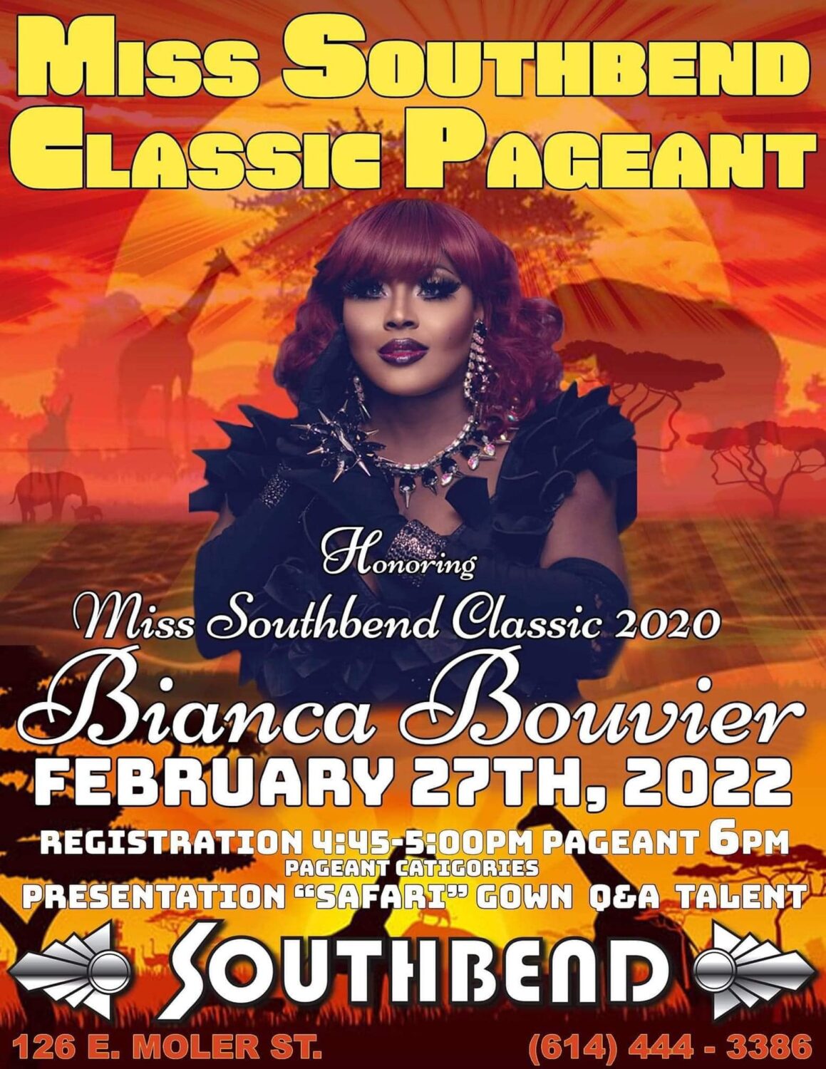 Ad | Miss Southbend Classic | Southbend Tavern (Columbus, Ohio) | 2/27/2022