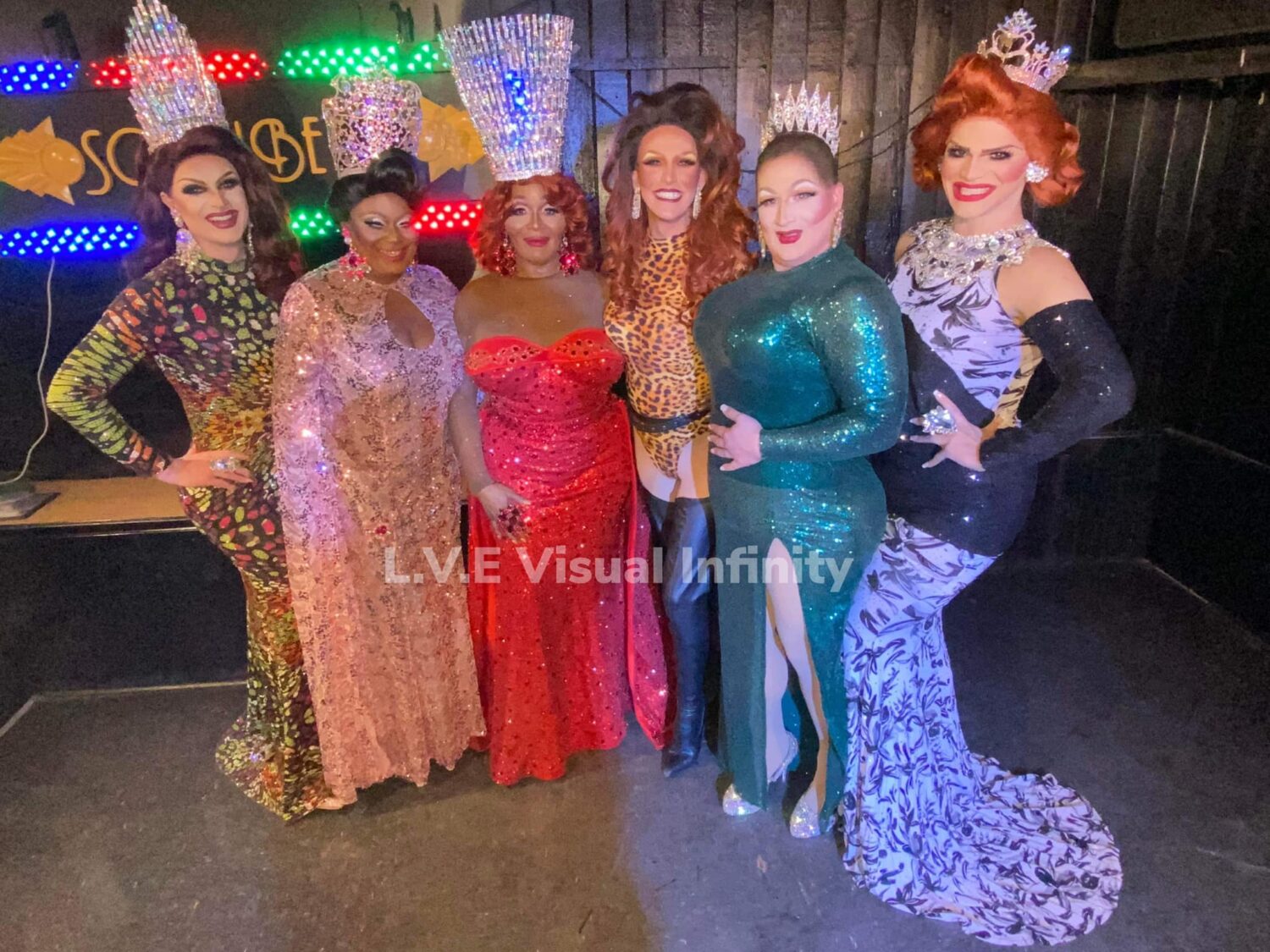 Anaslaysia Annejob, Bianca Bouvier, Tracie Lords, Jennifer Lynn Ali, Traci Von Trapp and Ava Aurora Foxx | Miss Southbend Classic Pageant | Southbend Tavern (Columbus, Ohio) | 2/27/2022 | Photo by L.V.E Visual Infinity
