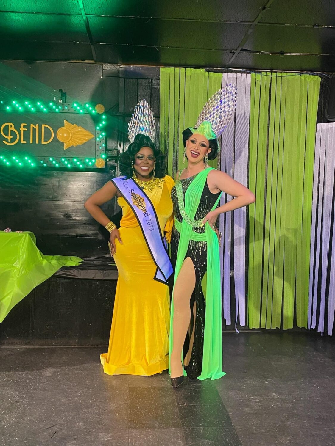 Mikayla Denise (Miss Southbend 2023) and Anaslaysia Annejob (Miss Southbend 2022) | Miss Southbend Pageant | Southbend Tavern (Columbus, Ohio) | 1/29/2023