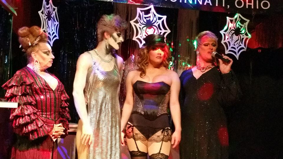 Ashley West, Paloma LaFace, Tara Newone and Tyese Rainz | On Broadway Bar (Cincinnati, Ohio) | October 2015