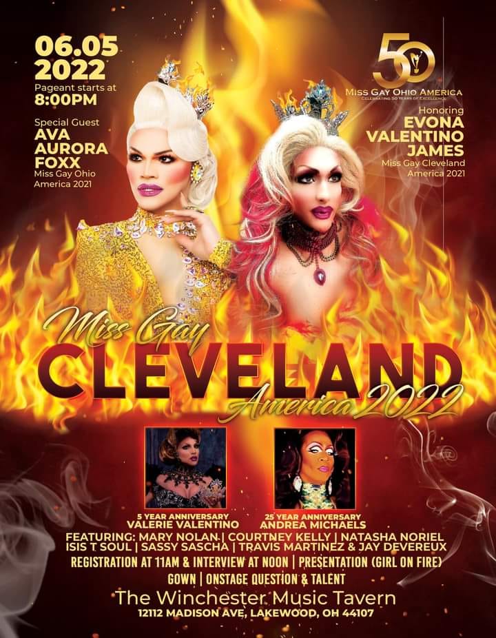 Ad | Miss Gay Cleveland America | The Winchester Music Tavern (Lakewood, Ohio) | 6/5/2022
