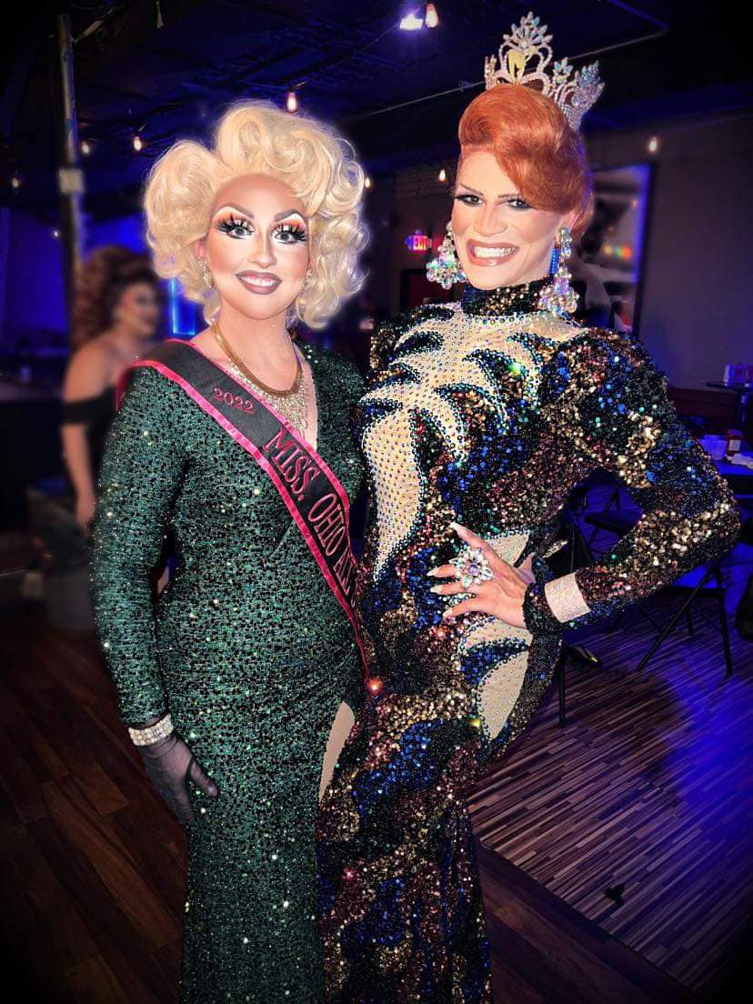 Lady B Aura (Miss Ohio All-Star Princess 2022) and Ava Aurora Foxx (Miss Gay Ohio America 2021) |  Miss Gay Cleveland America Pageant | The Winchester Music Tavern (Lakewood, Ohio) | 6/5/2022