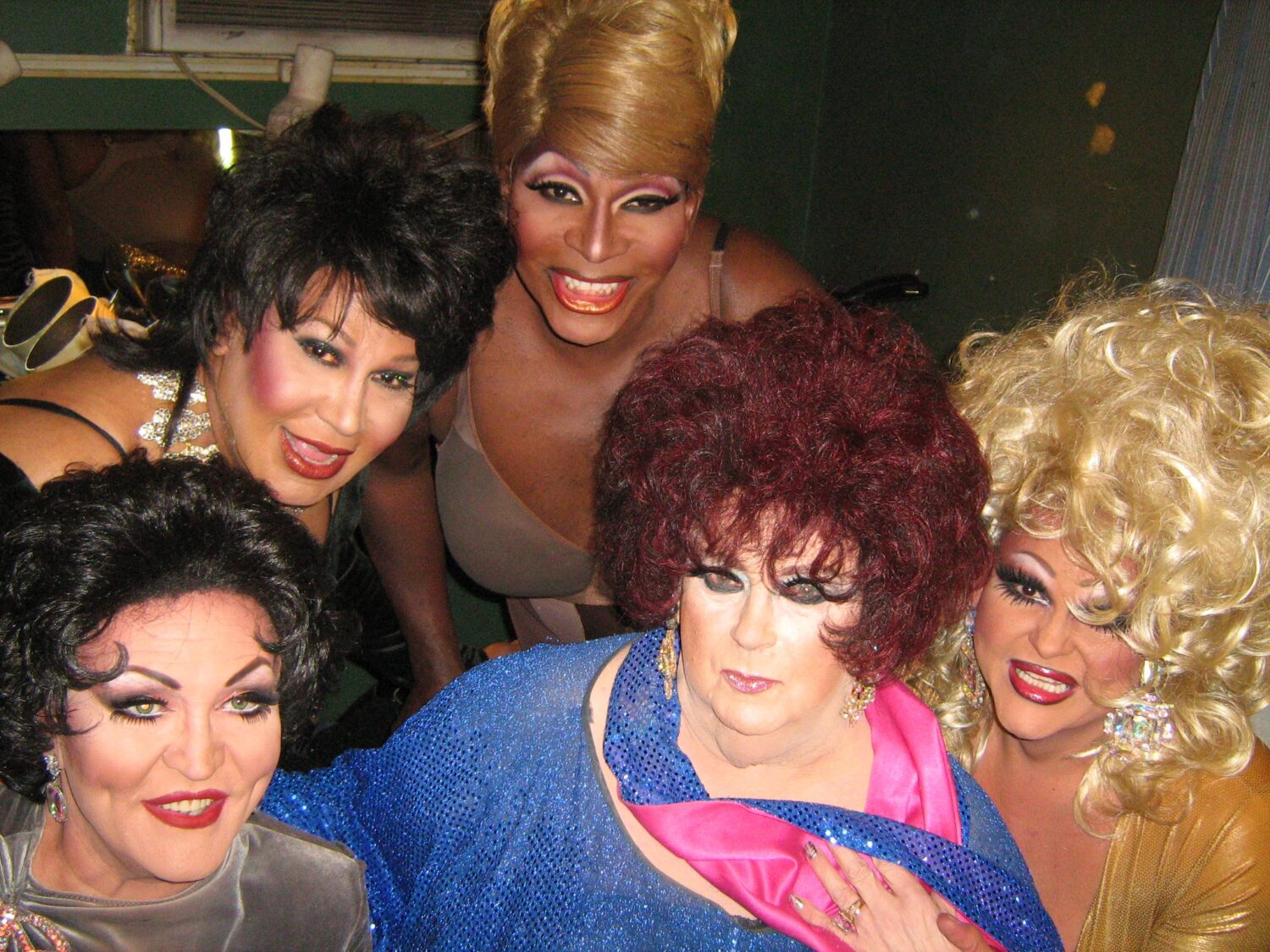 Back: Twila Starr, Darcel Stevens; Front: Denise Russell, Tula, Chelsea Pearl | 30th Anniversary Show | After Dark Nightclub (Fort Wayne, Indiana) | November 2011