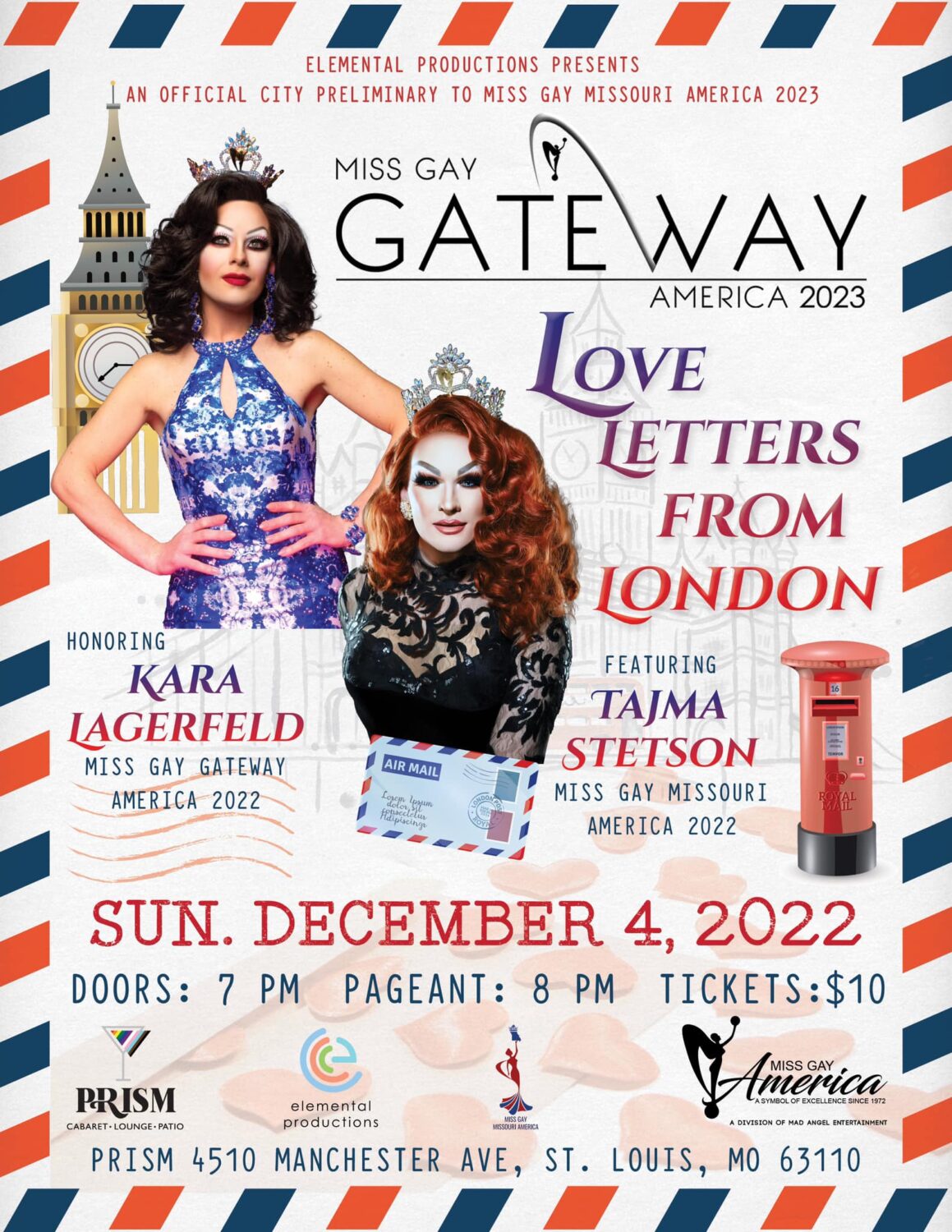 Ad | Miss Gay Gateway America | Prism (St. Louis, Missouri) | 12/4/2022