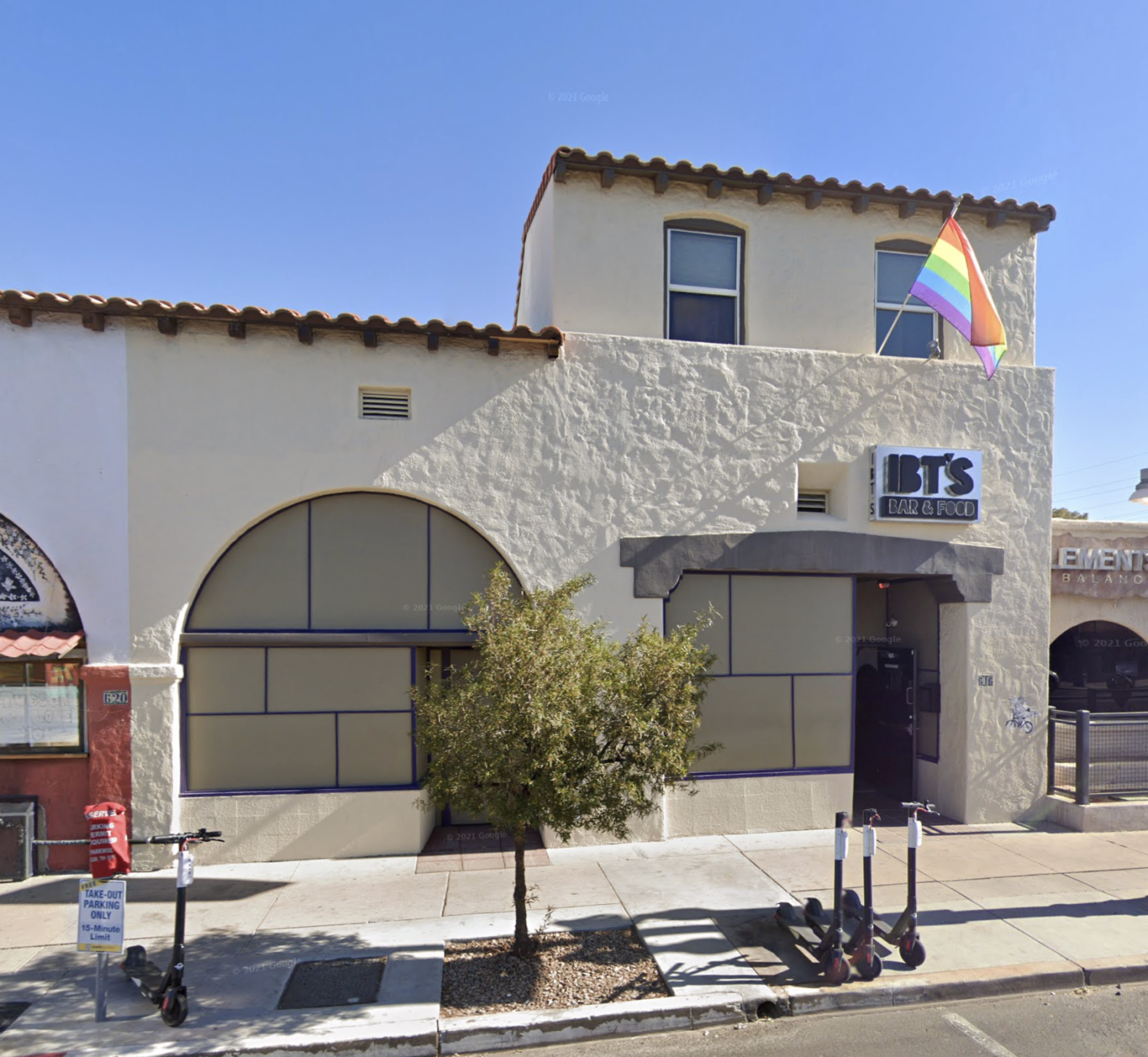 January 2021 Google Street View of IBT's Bar + Food (Tucson, Arizona) 