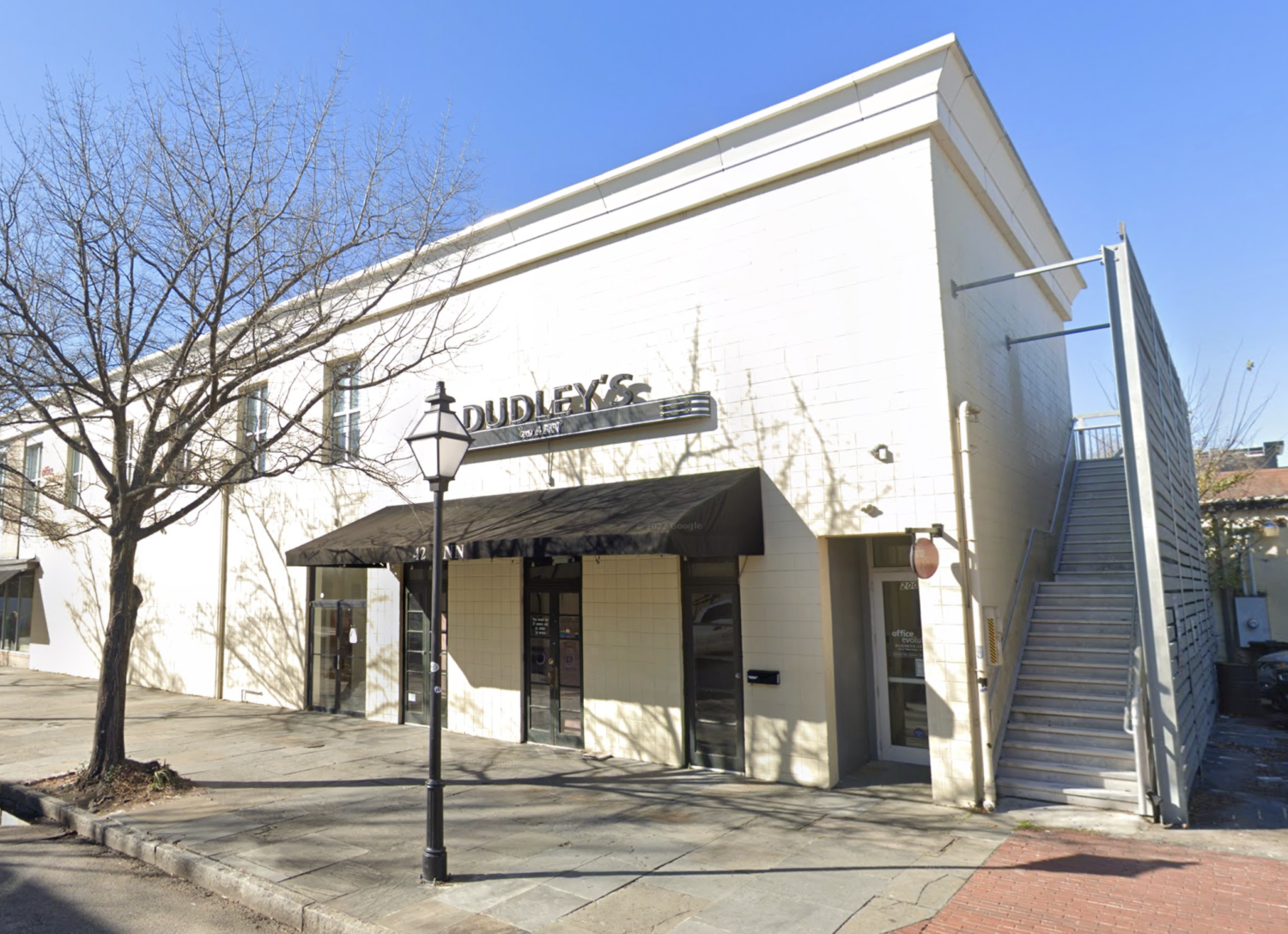 January 2022 Google Street View of Dudley's on Ann in Charleston, South Carolina.