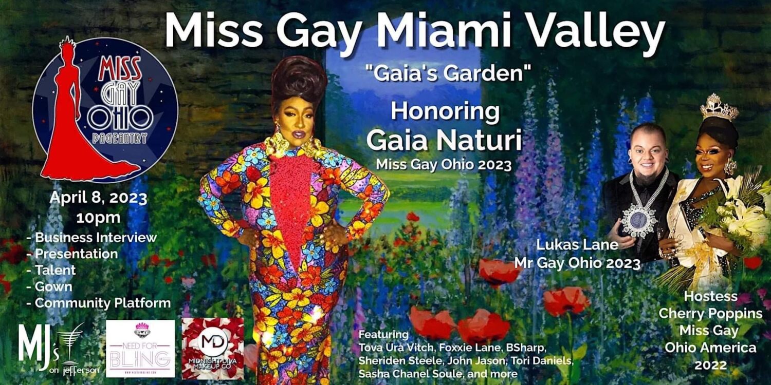 Ad | Miss Gay Miami Valley Ohio | MJ’s on Jefferson (Dayton, Ohio) | 4/8/2023